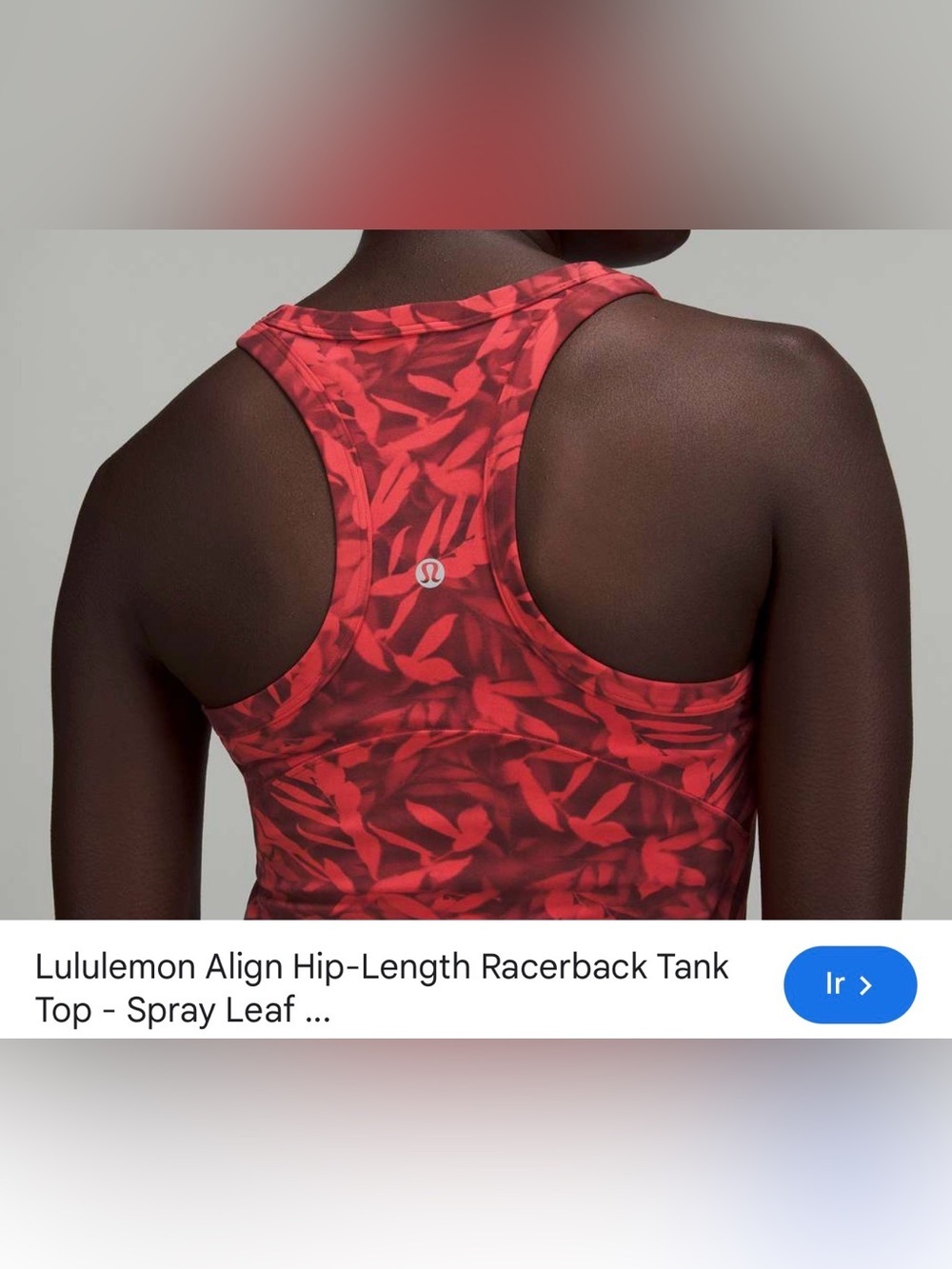 lululemon athletica align hip Racerback Tank